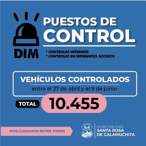 santa rosa estadistica de control de ruta 5-1