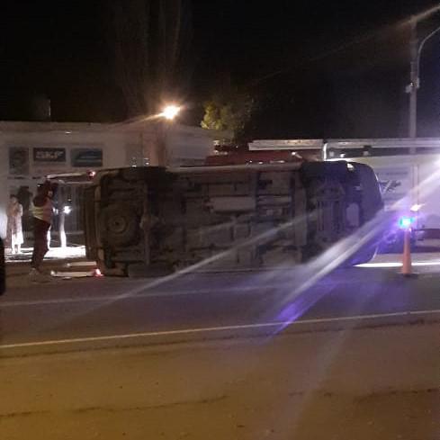 accidente frente al ACA 4