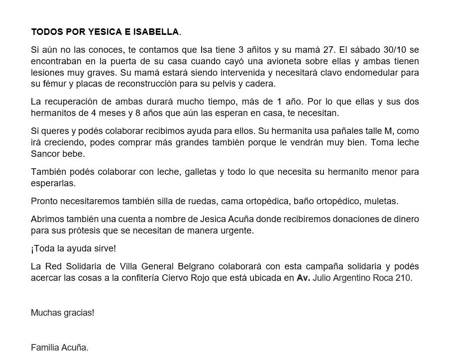 Campaña por Yesica e Isabella 03