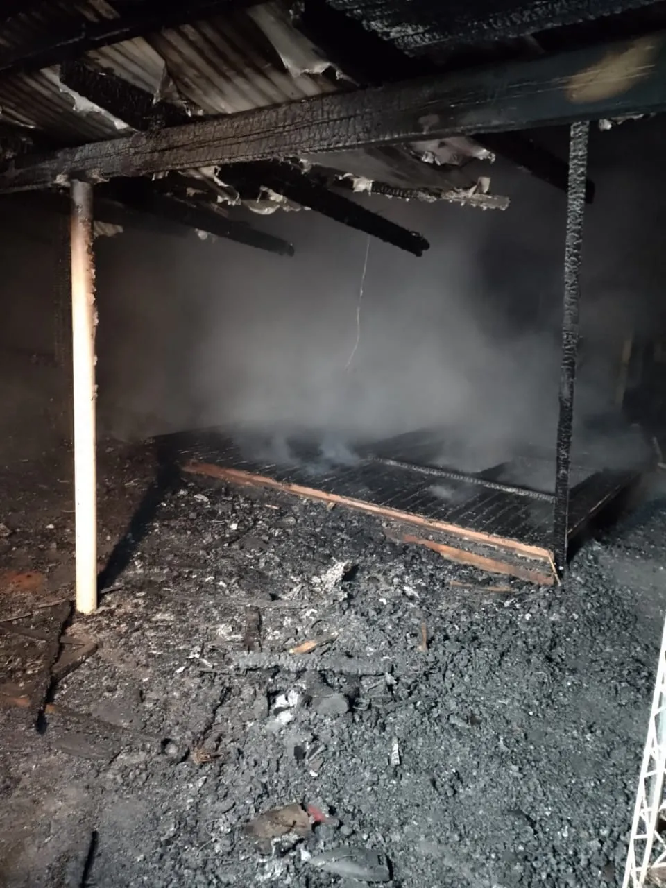 Embalse: se incendió una vivienda en barrio Casitas