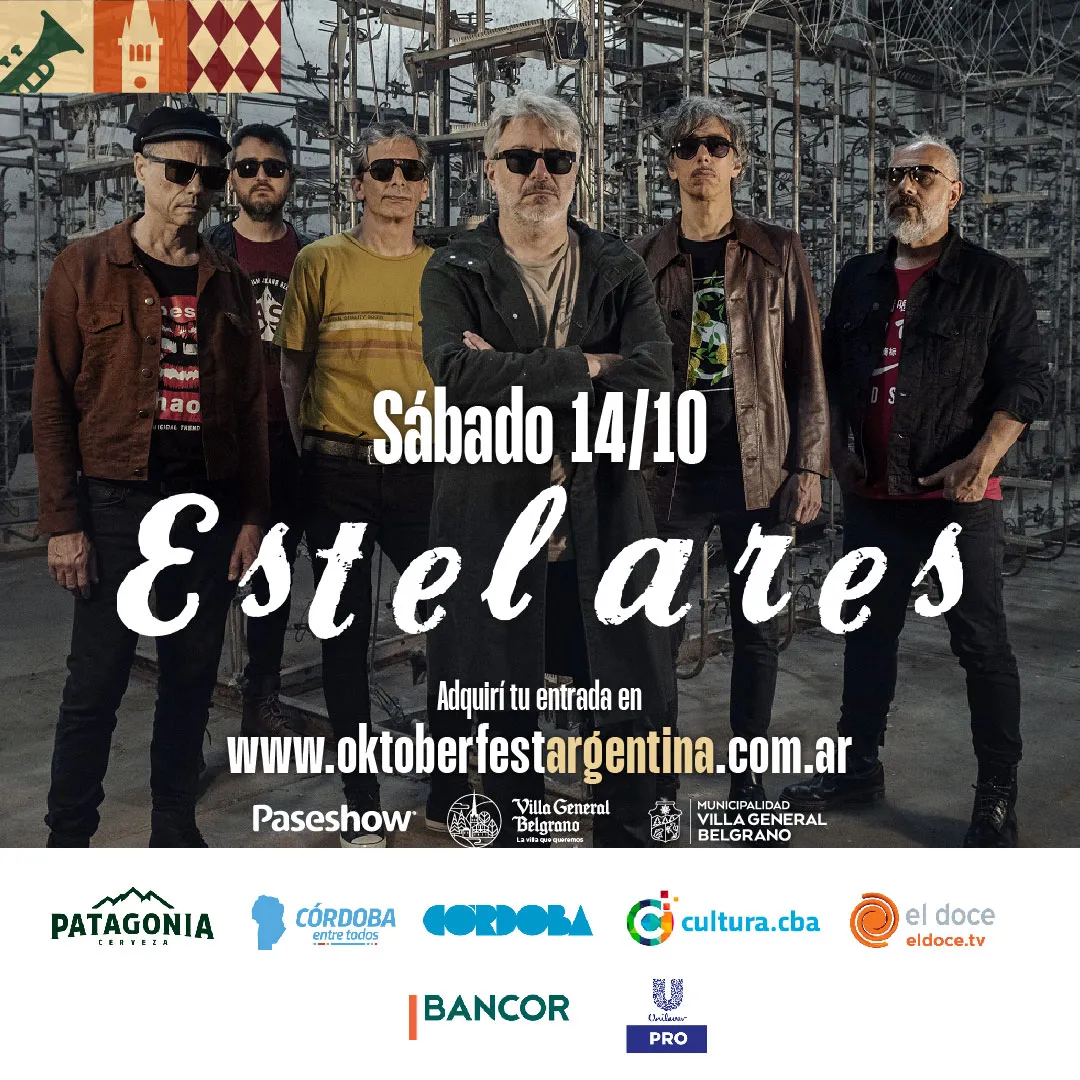 Sábado 14 de octubre de 2023 Oktoberfest de Villa General Belgrano