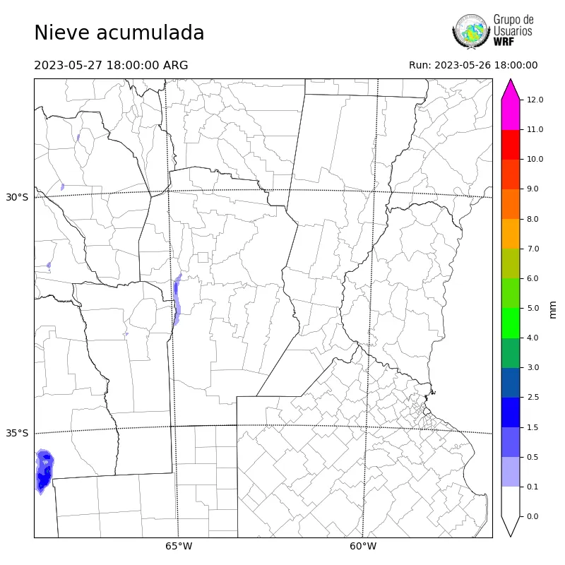 Posibles nevadas en Córdoba 02