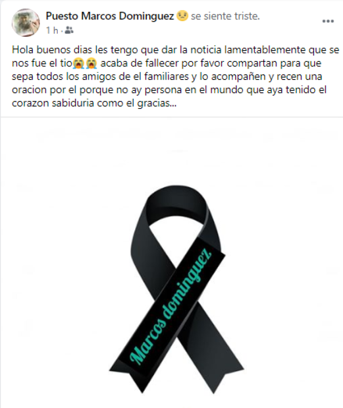 muerte de don carlos dominguez