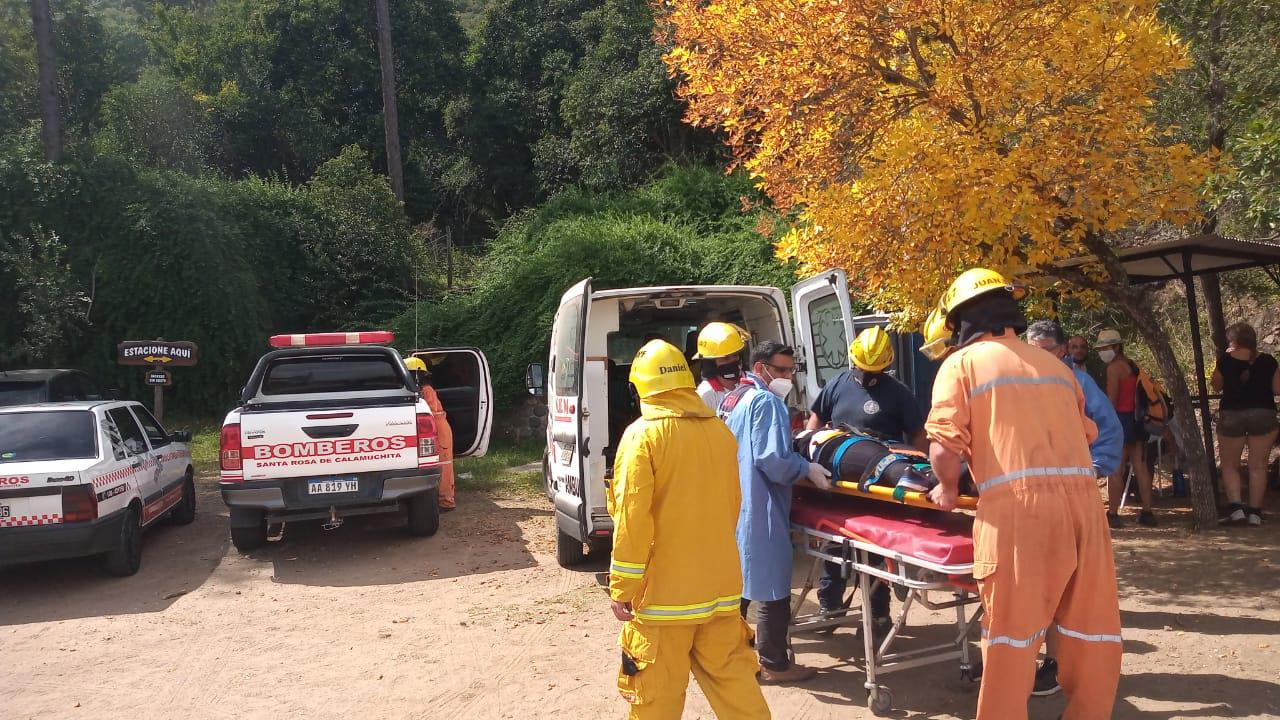 RESCATE DE PERSONA EN SANTA ROSA