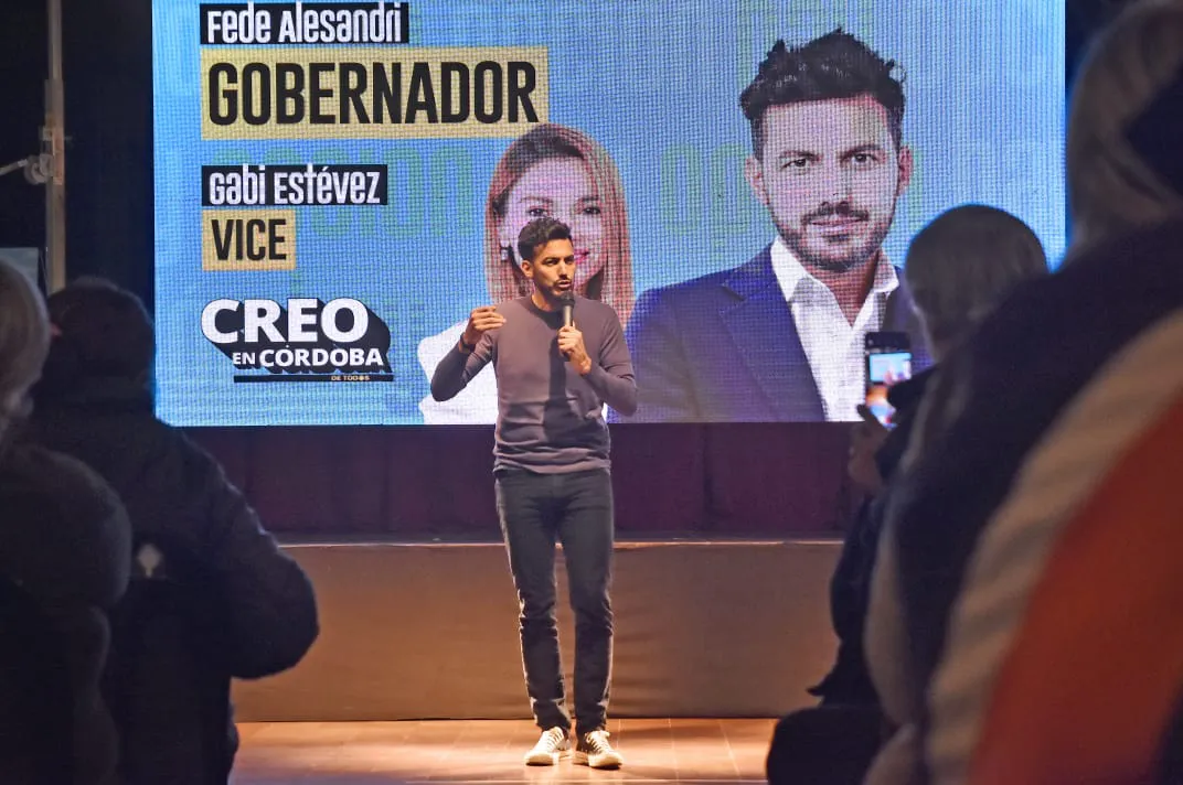 El candidato Federico Alesandri realizó un acto en la localidad de Embalse El candidato Federico Alesandri realizó un acto en la localidad de Embalse
