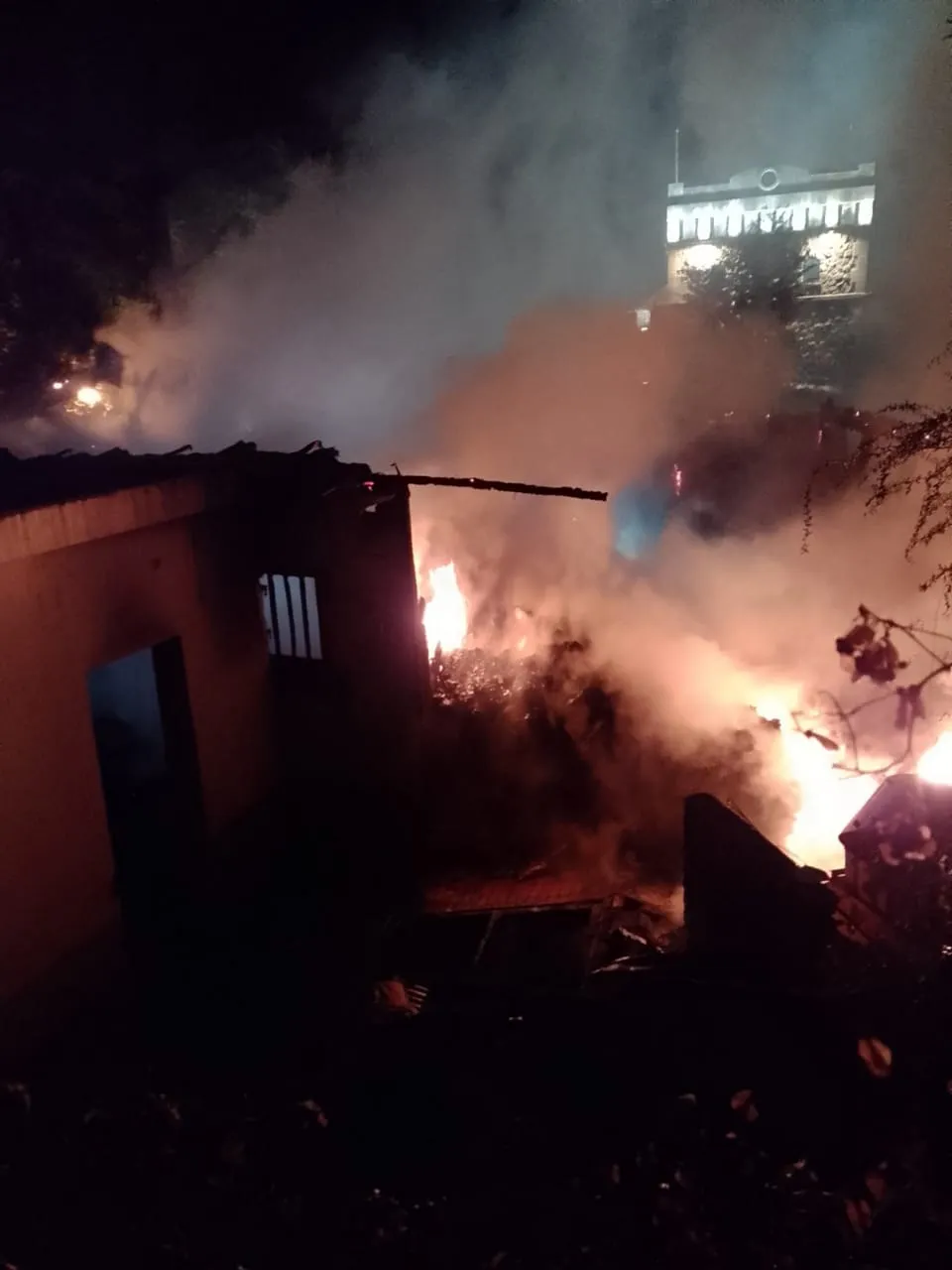 Embalse: se incendió una vivienda en barrio Casitas