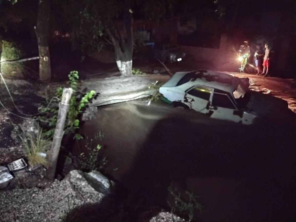 TORMENTA en Embalse 13