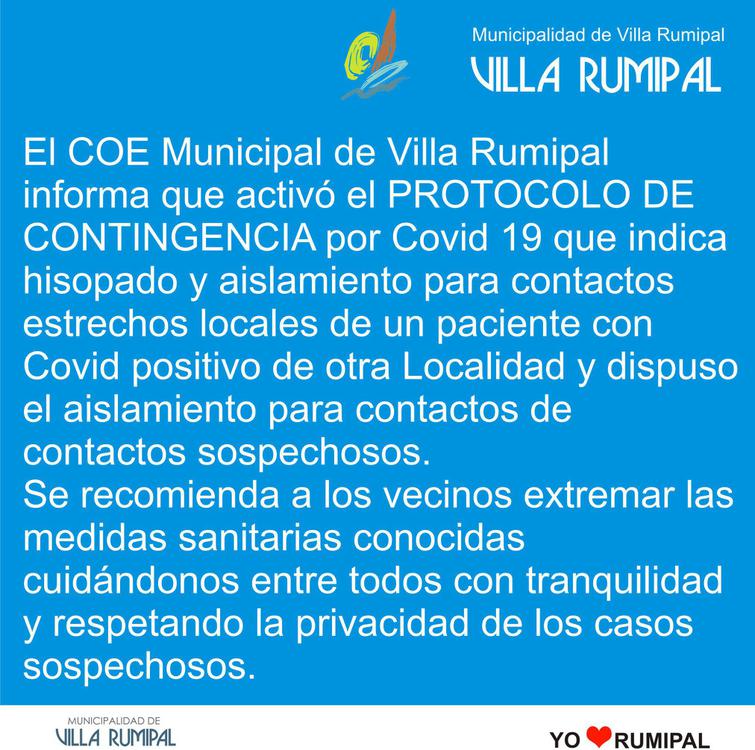 protocolo covid rumipal