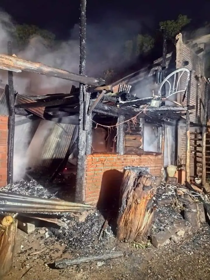 Villa Ciudad Parque: se incendió una vivienda