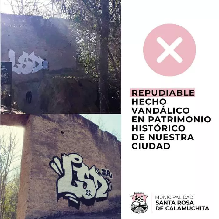 Santa Rosa: imputaron a la persona que vandalizó el Puente Calicanto