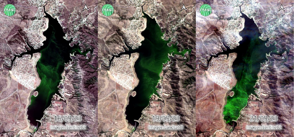 monitoreo embalse los molinos septiembre 2023