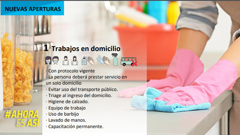 trabajos en domicilio