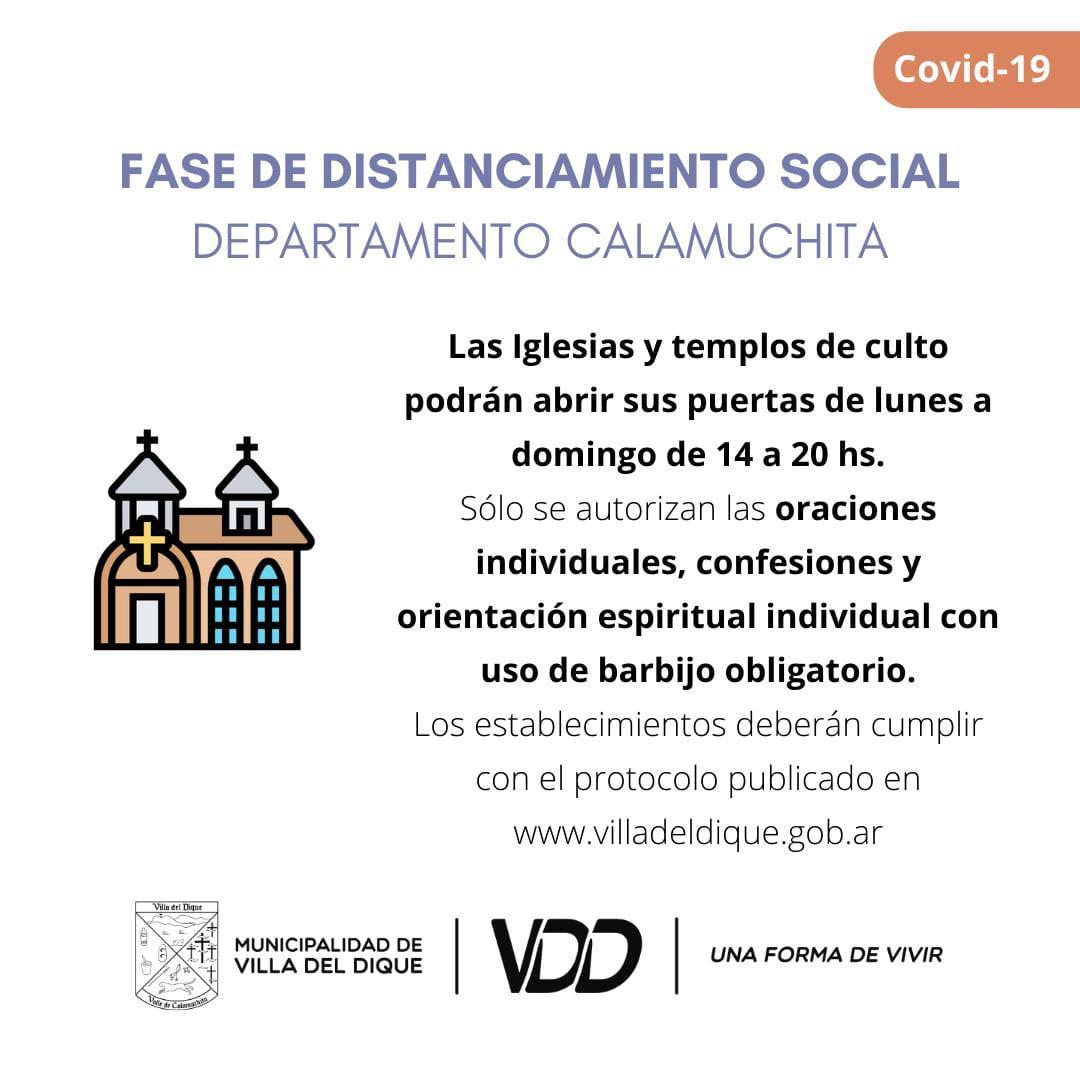 villa del dique cultos