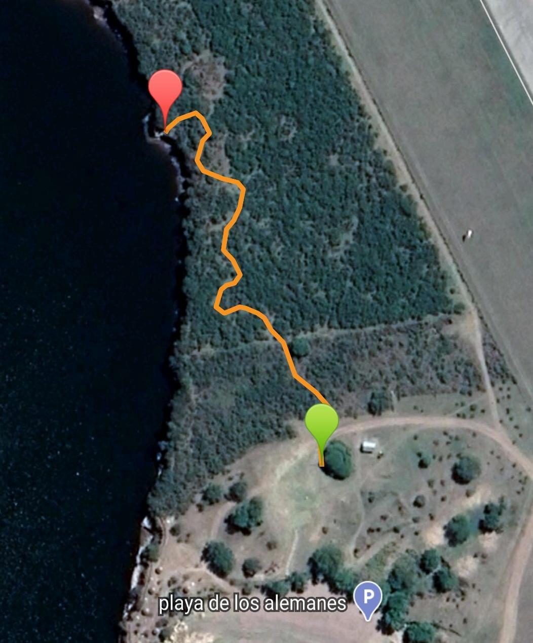 sendero playa escondida 1