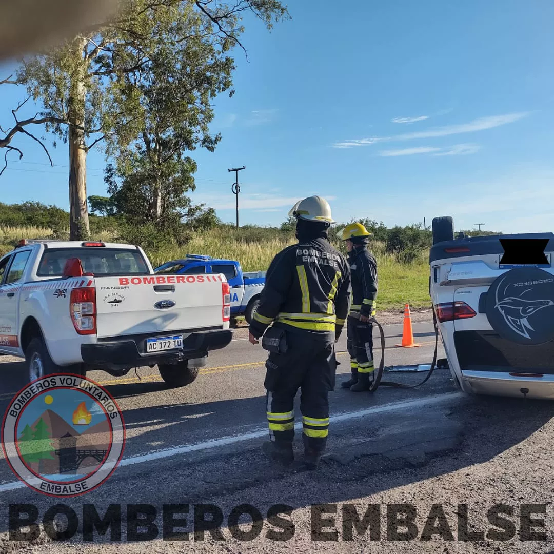Embalse: dos vehículos chocaron en el cruce El Quebracho 