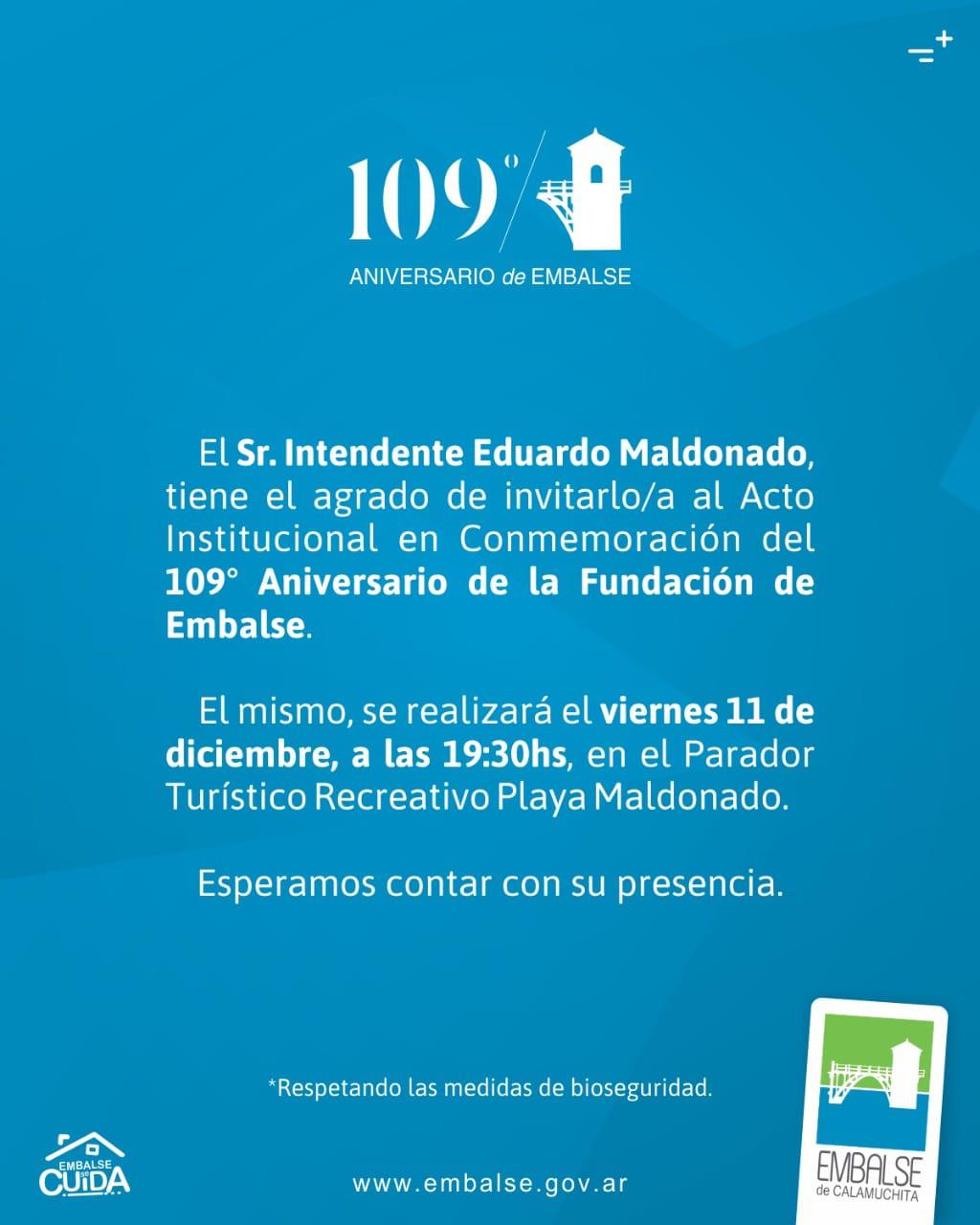 109 embalse acto