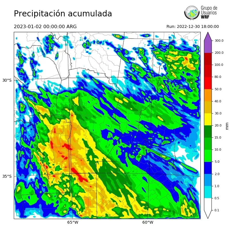 Clima en Calamuchita: rige un alerta por tormentas desde la tarde de este sábado hasta el domingo por la mañana 