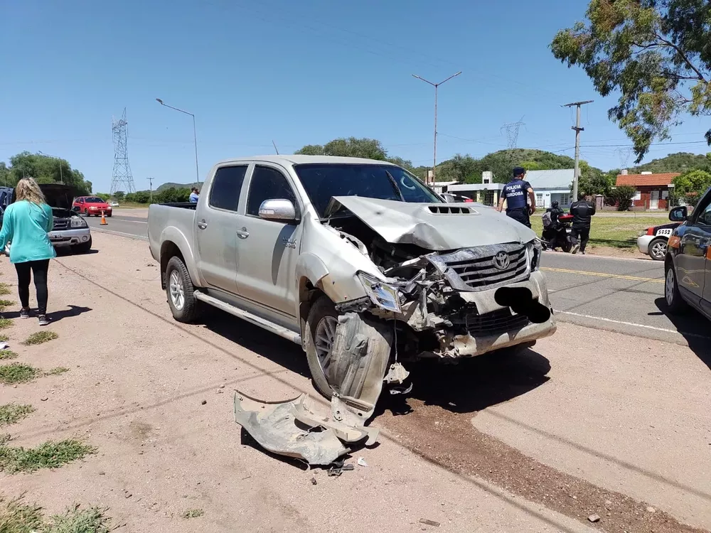 Embalse: dos accidentes en 10 minutos sobre ruta 5