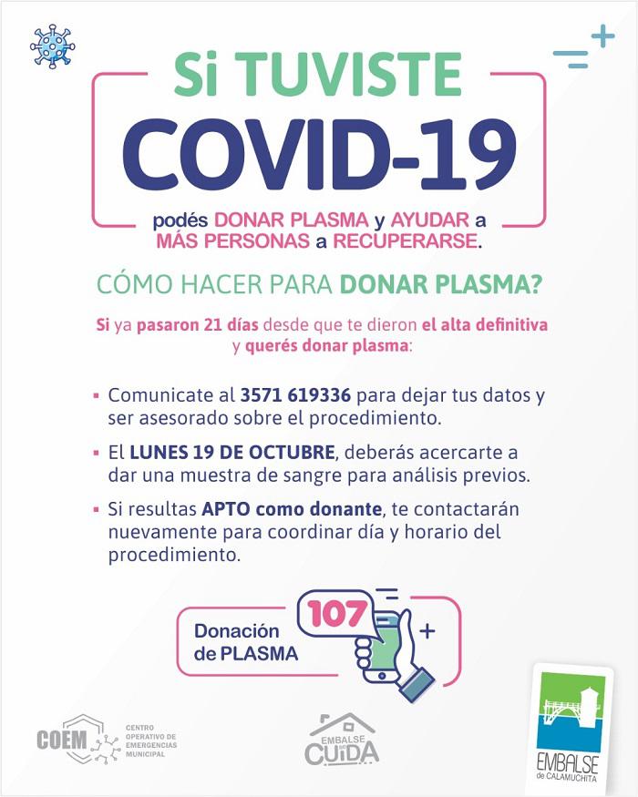 Campaña de donación de plasma