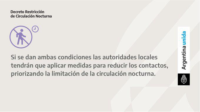 dos parametros para restricciones nocturnas