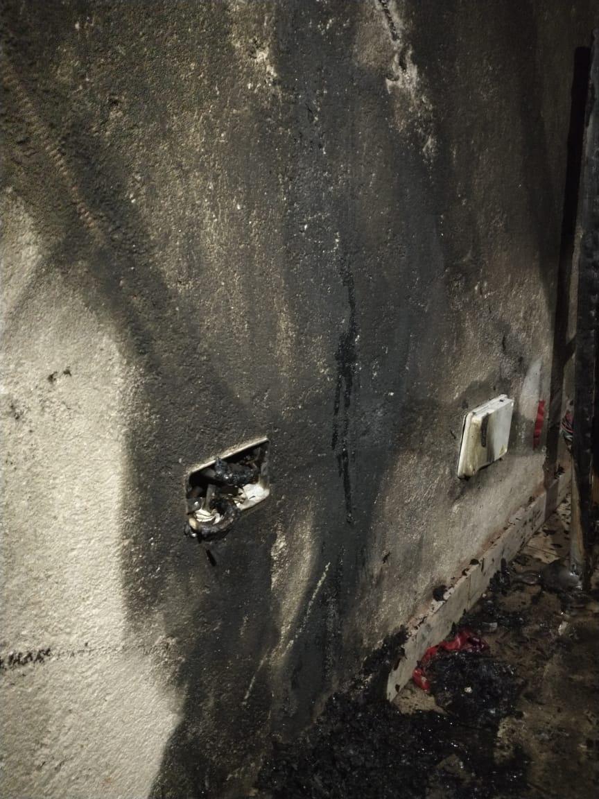 Incendio de vivienda en Embalse 01