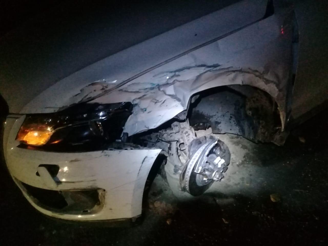 CHOQUE ENTRE DOS VEHICULOS EN SANTA ROSA 01