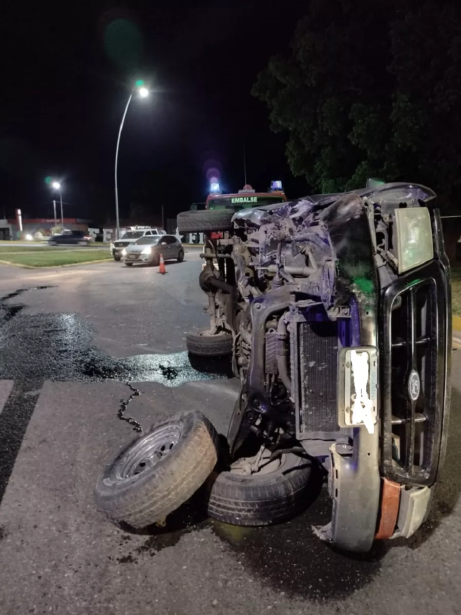 Accidente en Embalse