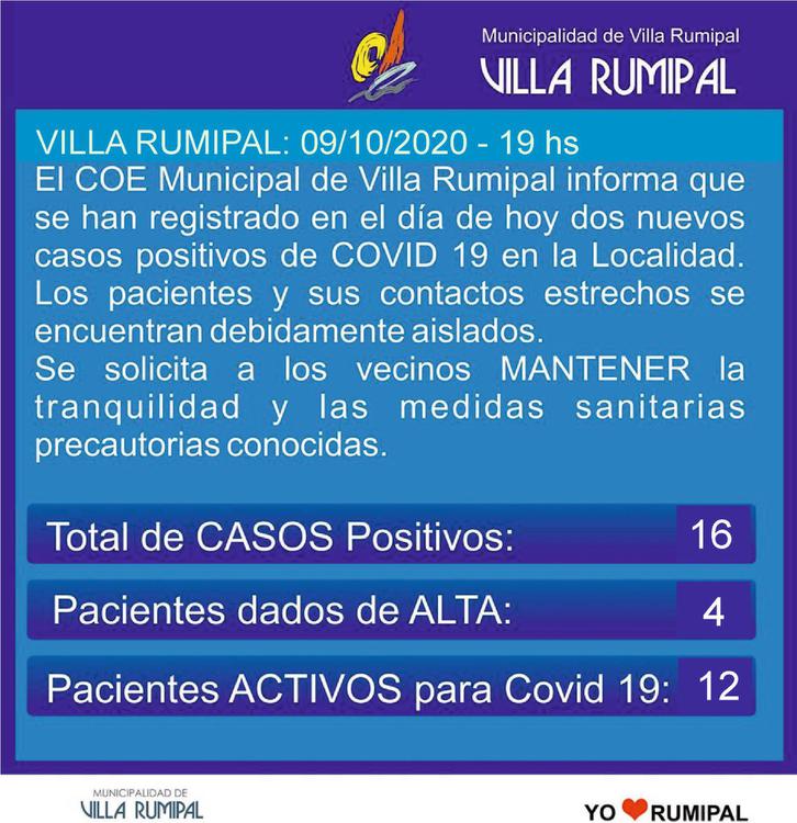 covid rumipal 9-10-20