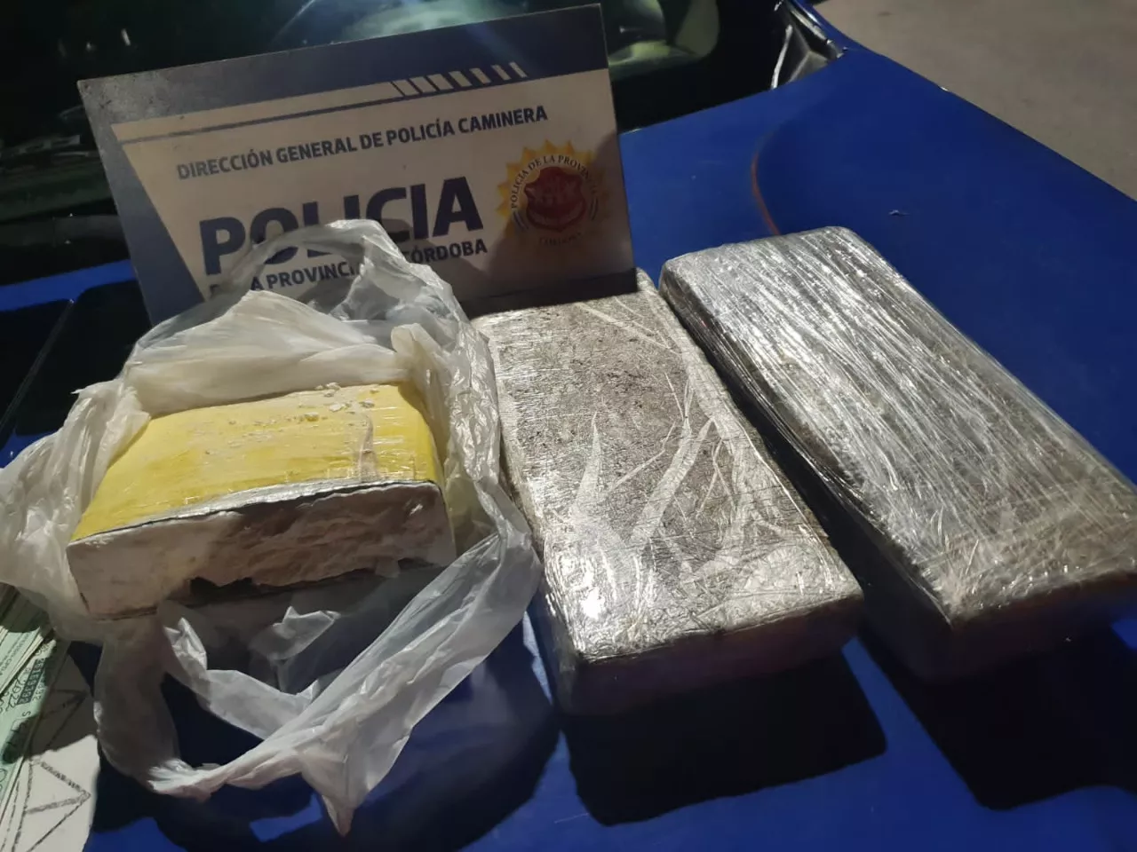 San Agustín: secuestran una gran cantidad de drogas de un automóvil