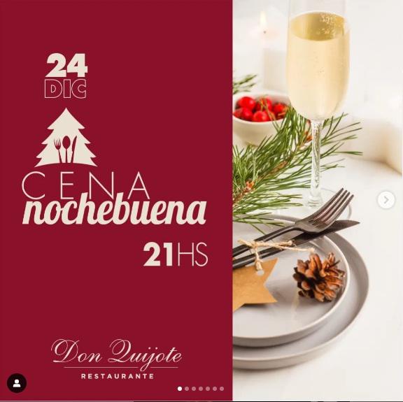 Cena navideña en don quijote