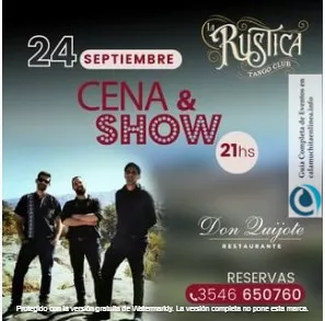 24 Sept Musica en vivo Don Quijote VDD
