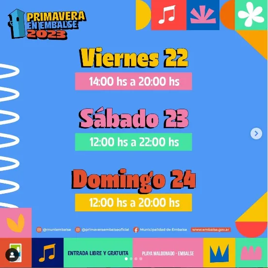 primavera en embalse 2023