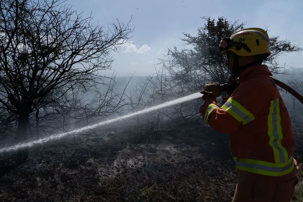 Incendio en Villa General Belgrano -  Foto: Gentileza Sebastián Gil Miranda