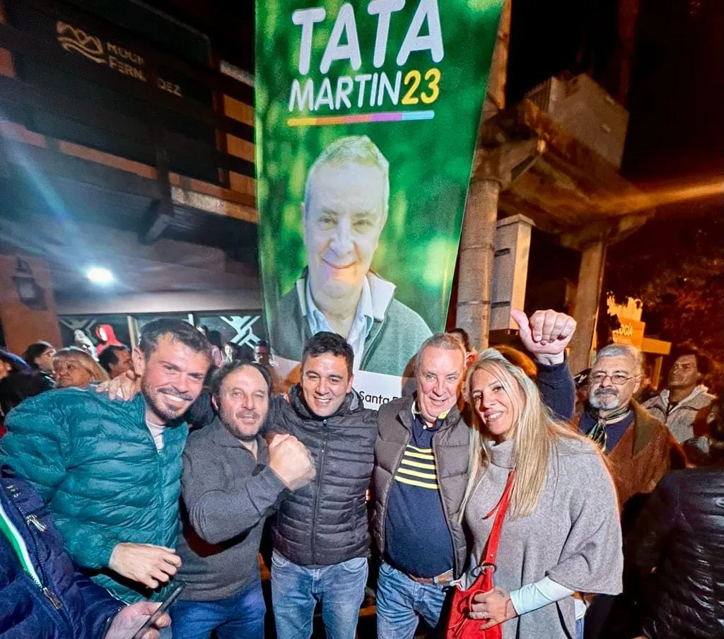 Santa Rosa: Eduardo "Tata" Martín festejó en Santa Rosa de Calamuchita
