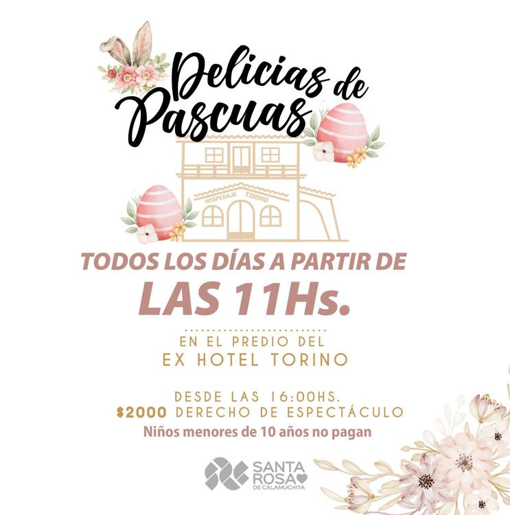 ok DELICIAS DE PASCUAS A SANTA ROSA DE CALAMUCHITA