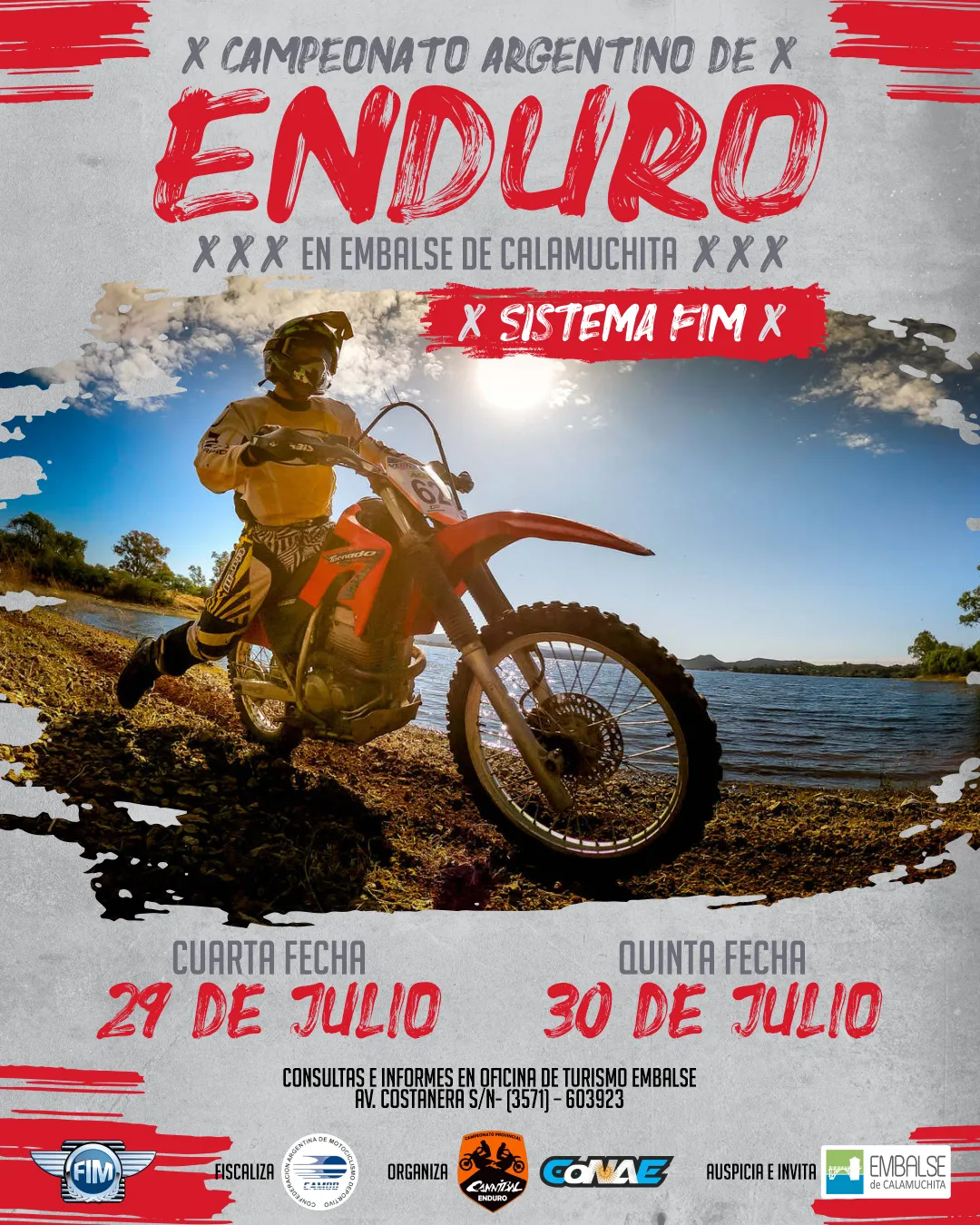 Campeonato Argentino de Enduro en Embalse de Calamuchita