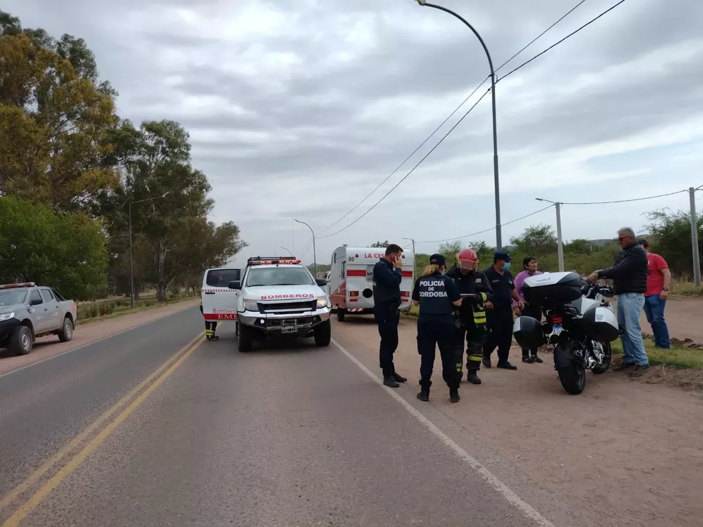 Accidente entre familiares