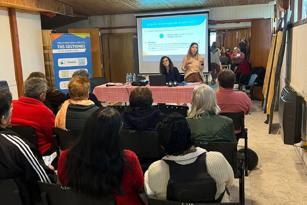 Rentas capacitó a adultos mayores en la localidad de Villa General Belgrano