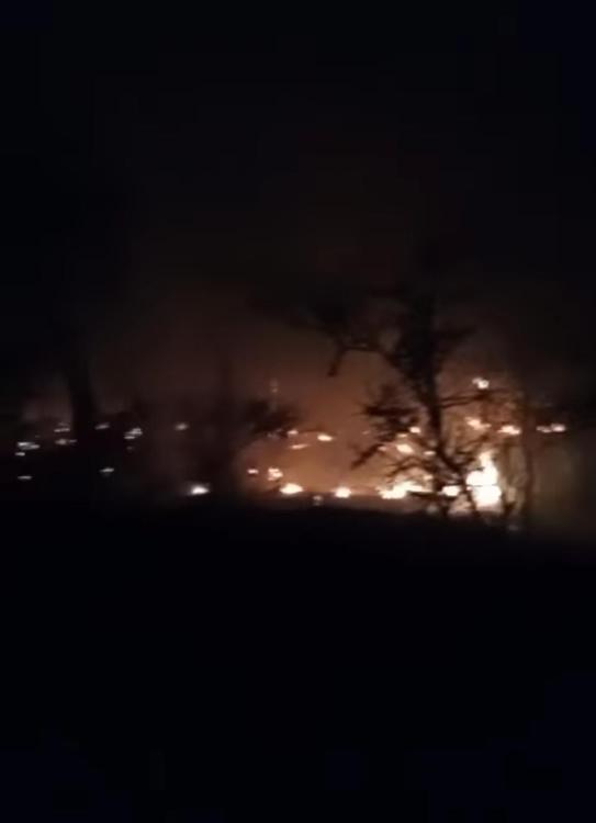 Incendio en Los Reartes