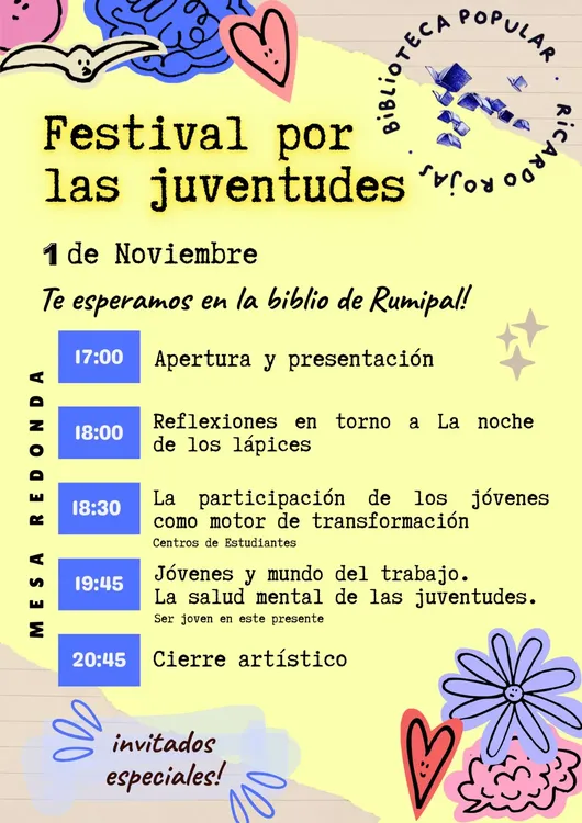 Festival de las juventudes en rumipal cronograma 2025