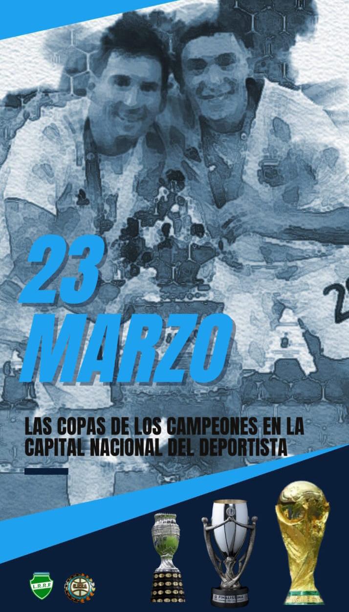 La liga Regional Riotercerense de Fútbol realizará un evento que contará con las presencias de la Copa del Mundo 2022, C