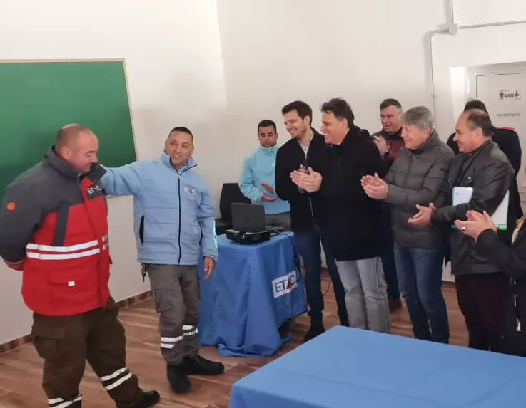 Río de Los Sauces: Mosquera inauguró un destacamento ETAC