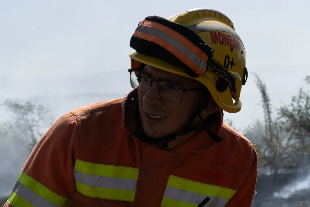 Incendio en Villa General Belgrano -  Foto: Gentileza Sebastián Gil Miranda