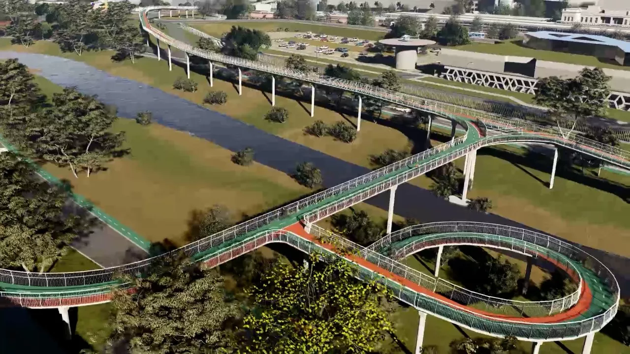 Construirán en la ciudad de Córdoba la primera ciclovía elevada del país