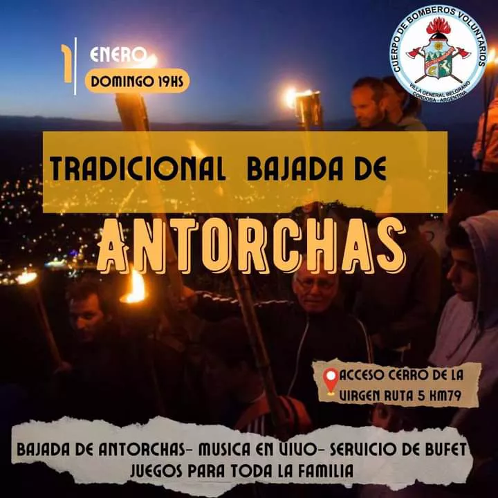 Villa General Belgrano: vuelve la tradicional bajada de antorchas 