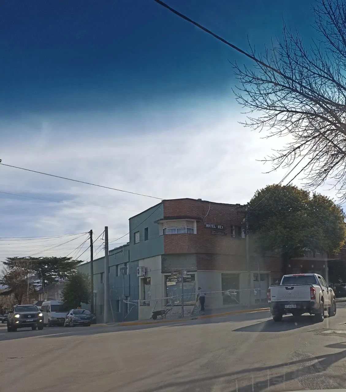 Cayó un cartel en Santa Rosa