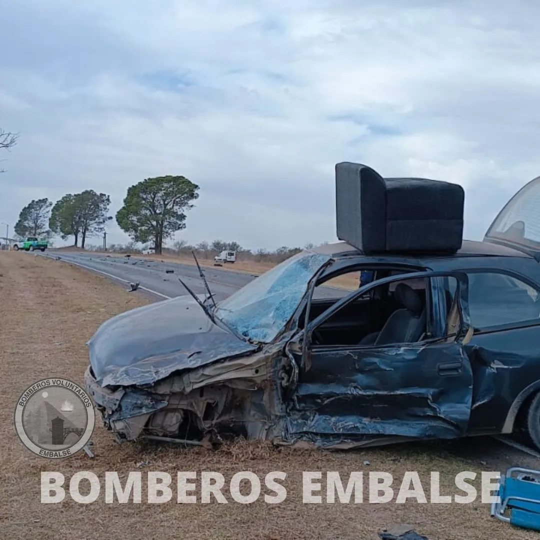 Accidente en Embalse