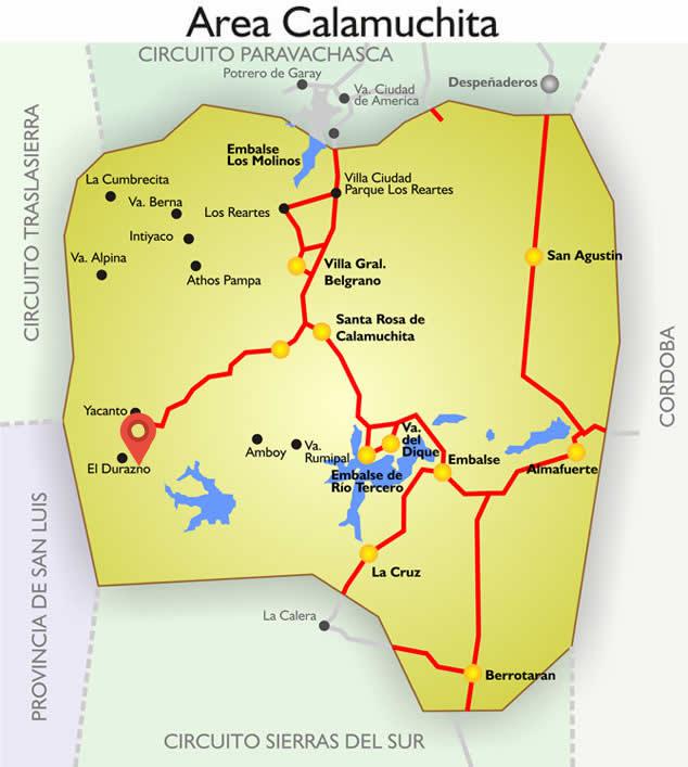 Mapa Dl Durazno