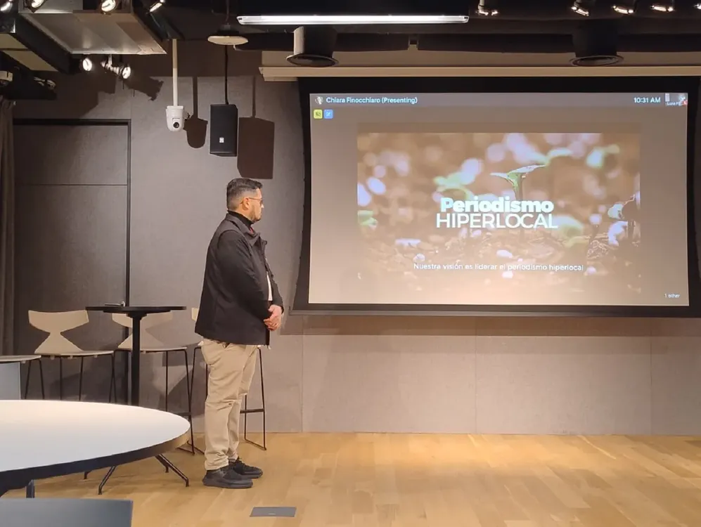 Germán Quiroga presentación del nuevo producto: Río Tercero en Línea