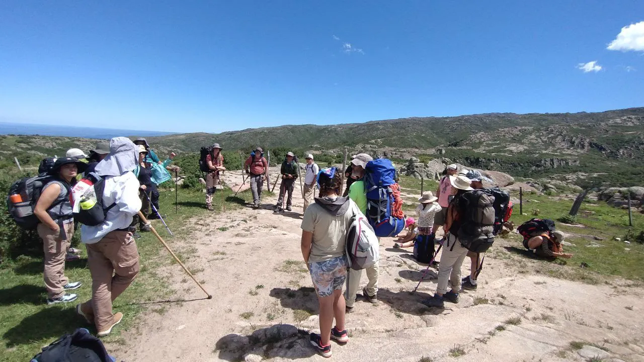 Germán Quiroga con Sembradores de Agua
